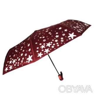Велика автоматична парасолька з гарним малюнком, який змінює колір при контакті . . фото 1
