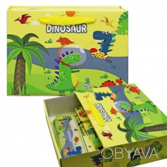 Канцелярский набор подарочный "Dinosaur" [tsi220526-ТSІ]