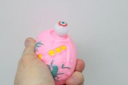 Оригинальная резиновая игрушка-антистресс "Popping eyes" в виде жуткого монстрик. . фото 3