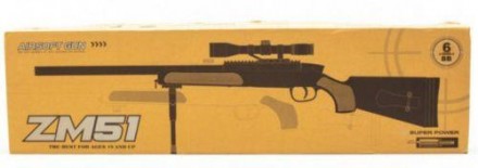Снайперська гвинтівка ZM-51 – реалістична копія справжньої зброї. Виготовлена із. . фото 3