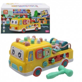 Інтерактивний ігровий центр "Автобус" (жовтий) [tsi222636-ТSІ]. Київ. фото 1