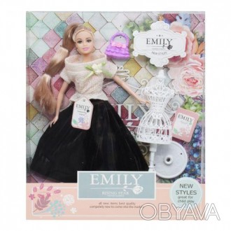 Кукла "Emily" будет хорошим подарком ребенку. Красивая кукла в бальном платье и . . фото 1