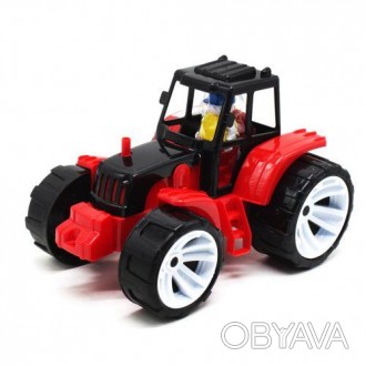 Пластиковая игрушка "Трактор" будет отличным подарком для ребенка. Размер тракто. . фото 1