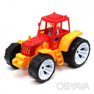 Пластикова іграшка "Трактор" буде відмінним подарунком для дитини. Розмір тракто. . фото 1