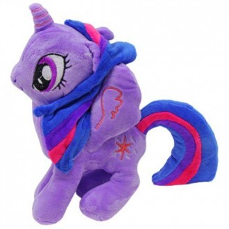 Мягкая игрушка в виде персонажа популярного мультсериала "Моя маленькая пони". О. . фото 2