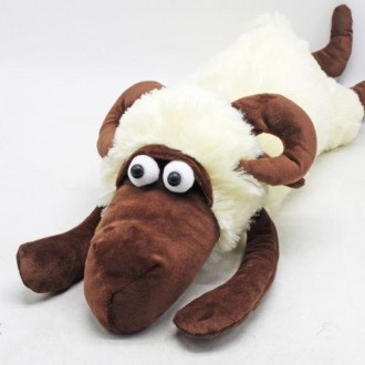 Велика мʼяка іграшка у вигляді овечки на імʼя Річ. Іграшка дуже мʼяка і приємна . . фото 3