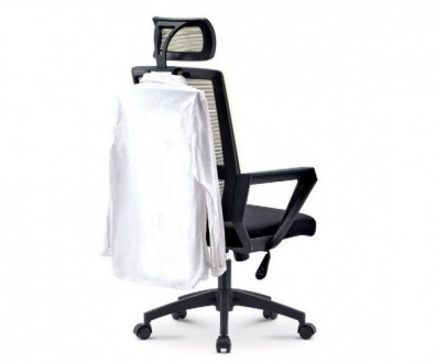Сучасне офісне крісло, чорний поліпропіленовий каркас, механізм з можливістю нал. . фото 4