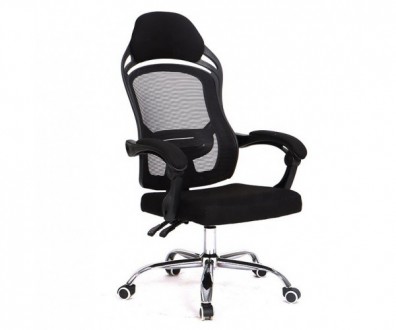 Сучасне офісне крісло, чорний поліпропіленовий каркас, механізм з можливістю нал. . фото 2