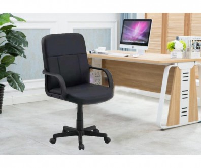 Офісне крісло, комп'ютерне крісло, поліпропіленовий каркас із чорним покриттям, . . фото 6