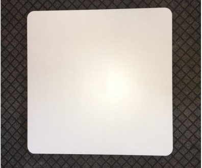 Стіл обідній квадратний, стільниця з матеріалу HPL, колір білий, розмір 60*60 см. . фото 5