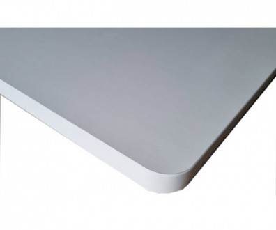 Стіл обідній квадратний, стільниця з матеріалу HPL, колір білий, розмір 70*70 см. . фото 6