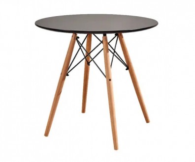 Обідній стіл круглий, стільниця з матеріалу ламінований МДФ, товщина стільниці 1. . фото 2