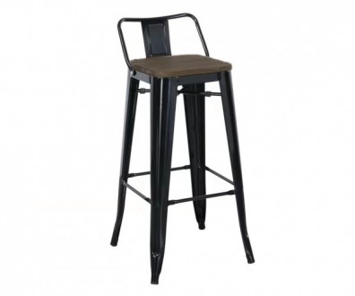 Барний стілець високий, не повертається, матеріал метал фарбований з попередньою. . фото 2