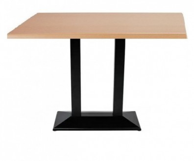 Барний стіл, основа металева чорного кольору, стільниця колір бук прямокутна 120. . фото 2