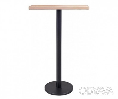 Квадратний стіл, стільниця з HPL матеріалу, товщина 25 мм, кромка pvc, ламінат, . . фото 1