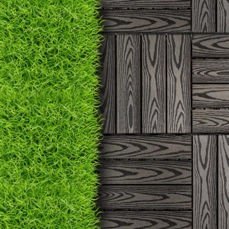 Деревинно-полімерна композитна плитка - інноваційний матеріал, що об'єднує ПВХ, . . фото 8