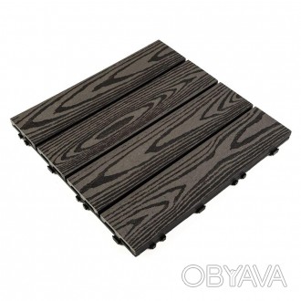 Деревинно-полімерна композитна плитка - інноваційний матеріал, що об'єднує ПВХ, . . фото 1