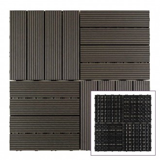 Деревинно-полімерна композитна плитка - інноваційний матеріал, що об'єднує ПВХ, . . фото 7