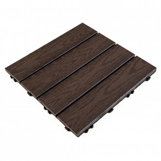 Деревинно-полімерна композитна плитка - інноваційний матеріал, що об'єднує ПВХ, . . фото 2