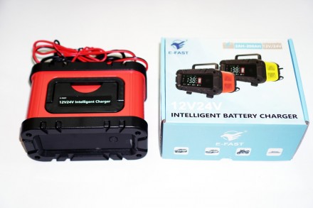 Автомобільний зарядний пристрій E-fast TK-700 7-й Ступені 12 V / 24 V 12 V 10 A . . фото 3