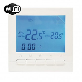 Терморегулятор EcoTerm KN White Wi-Fi. Кропивницкий. фото 1 Терморегулятор EcoTerm KN White Wi-Fi. Кропивницкий. фото 1