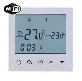 Терморегулятор EcoTerm SN White Wi-Fi. Кропивницкий. фото 1 Терморегулятор EcoTerm SN White Wi-Fi. Кропивницкий. фото 1