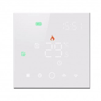 Программируемый терморегулятор EcoTerm Smart с Wi-Fi белый. Кропивницкий. фото 1 Программируемый терморегулятор EcoTerm Smart с Wi-Fi белый. Кропивницкий. фото 1