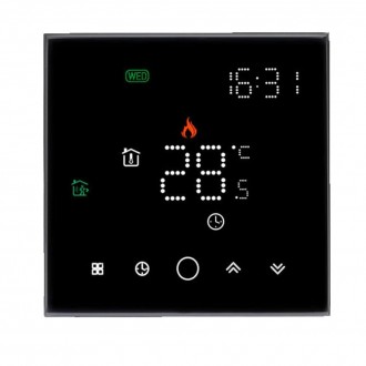 Программируемый терморегулятор EcoTerm Smart c Wi-Fi черный. Кропивницкий. фото 1 Программируемый терморегулятор EcoTerm Smart c Wi-Fi черный. Кропивницкий. фото 1