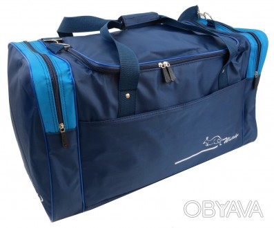 
Вместительная дорожная сумка 60лWallaby430-5 синяя с голубым Дорожная сумкавыпо. . фото 1