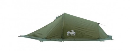 
Экспедиционная палатка Tramp Bike 2 (V2) зеленая двухместная всесезонная Двухсл. . фото 3