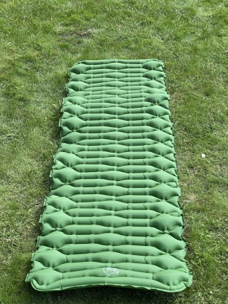 
Большой надувной каремат походный, туристический WCG для кемпинга (зеленый) Иде. . фото 3