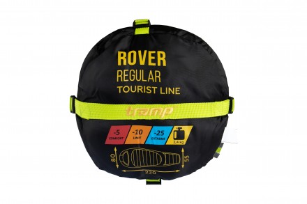 
Спальный мешок Tramp TRS-050R-R Rover Regular Green Классический универсальный . . фото 7