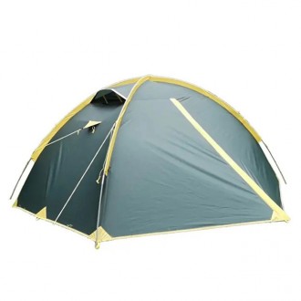 
Двухместная универсальная туристическая палатка Tramp Ranger 2 (v2) зеленый Одн. . фото 2
