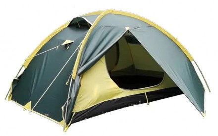 
Двухместная универсальная туристическая палатка Tramp Ranger 2 (v2) зеленый Одн. . фото 3