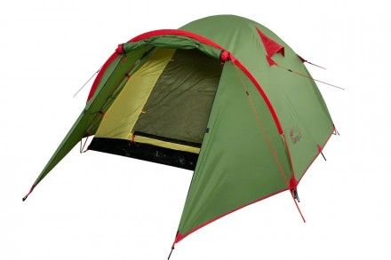 
Палатка Tramp Lite Camp 2 олива Предназначена для туристических походов и отдых. . фото 4