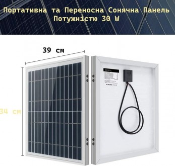 
Складная солнечная панель Yinghao 30 Вт с 4 USB-лампами и всеми аксессуарами Ос. . фото 8