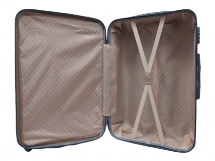 
Чемодан большой L ABS-пластик Milano bag 004 75,5×50×33,5см 105л Фиолетовый Стр. . фото 5