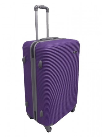 
Чемодан большой L ABS-пластик Milano bag 004 75,5×50×33,5см 105л Фиолетовый Стр. . фото 3
