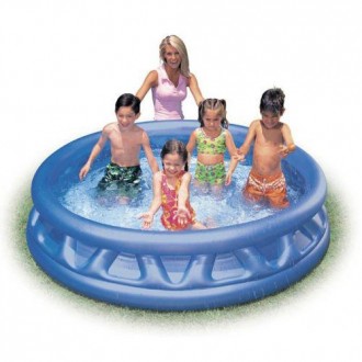 
Надувной детский бассейн Летающая тарелка Intex 58431 поможет вашим детям отдох. . фото 2