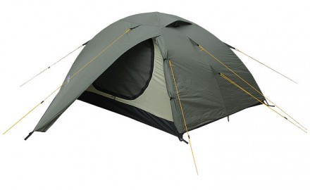 
Легкая классическая трехместная палатка трехсезонного использования с тамбуром . . фото 2