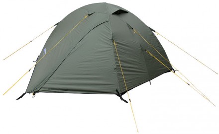 
Легкая классическая трехместная палатка трехсезонного использования с тамбуром . . фото 3