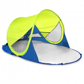 
Пляжная палатка-тент предназначена для защиты от ветра и солнца во время отдыха. . фото 2