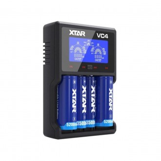 Зарядний пристрій на 4 відсіки XTAR VC4 Original | Зарядка для батарейок. Київ. фото 1 Зарядний пристрій на 4 відсіки XTAR VC4 Original | Зарядка для батарейок. Київ. фото 1