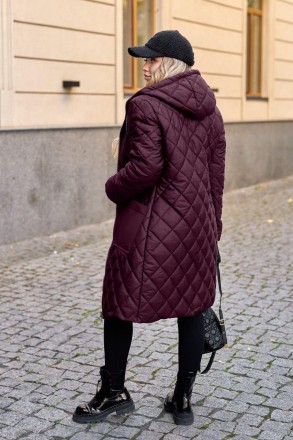 
Женская Куртка зимняя батал длинная стеганая
Код 016920
Теплое пальто с капюшон. . фото 6