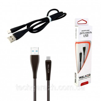 
Кабель USB cable WALKER C305 iPhone Lightning black
Дріт Walker C305 lightning . . фото 2