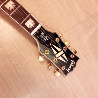 Електрогітара Gibson Les Paul Custom Shop Burn Bigsby China. З логотипом Gibson.. . фото 6