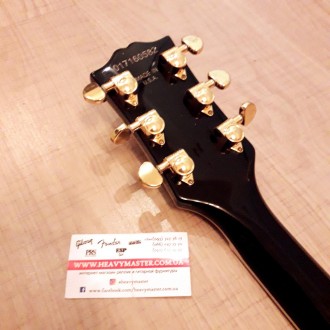 Электрогитара Gibson Les Paul Custom Shop Burn Bigsby China. С логотипом Gibson.. . фото 8