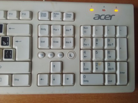 Продам белую клавиатуру для ПК фирмы Acer. Отличное качество, USB. В подарок к н. . фото 6
