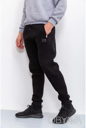 Чоловічі спортивні штани-джоґери Туреччина. Теплі із начосом. Дві бічні кишені +. . фото 1