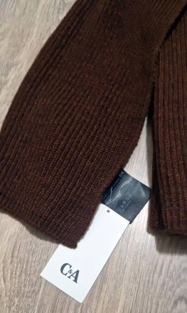 C&A.Німеччина шарф коричневий 200х35. . фото 3